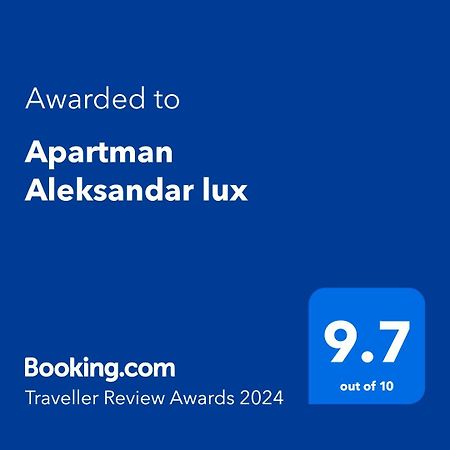 Apartman Aleksandar Lux Palics Kültér fotó